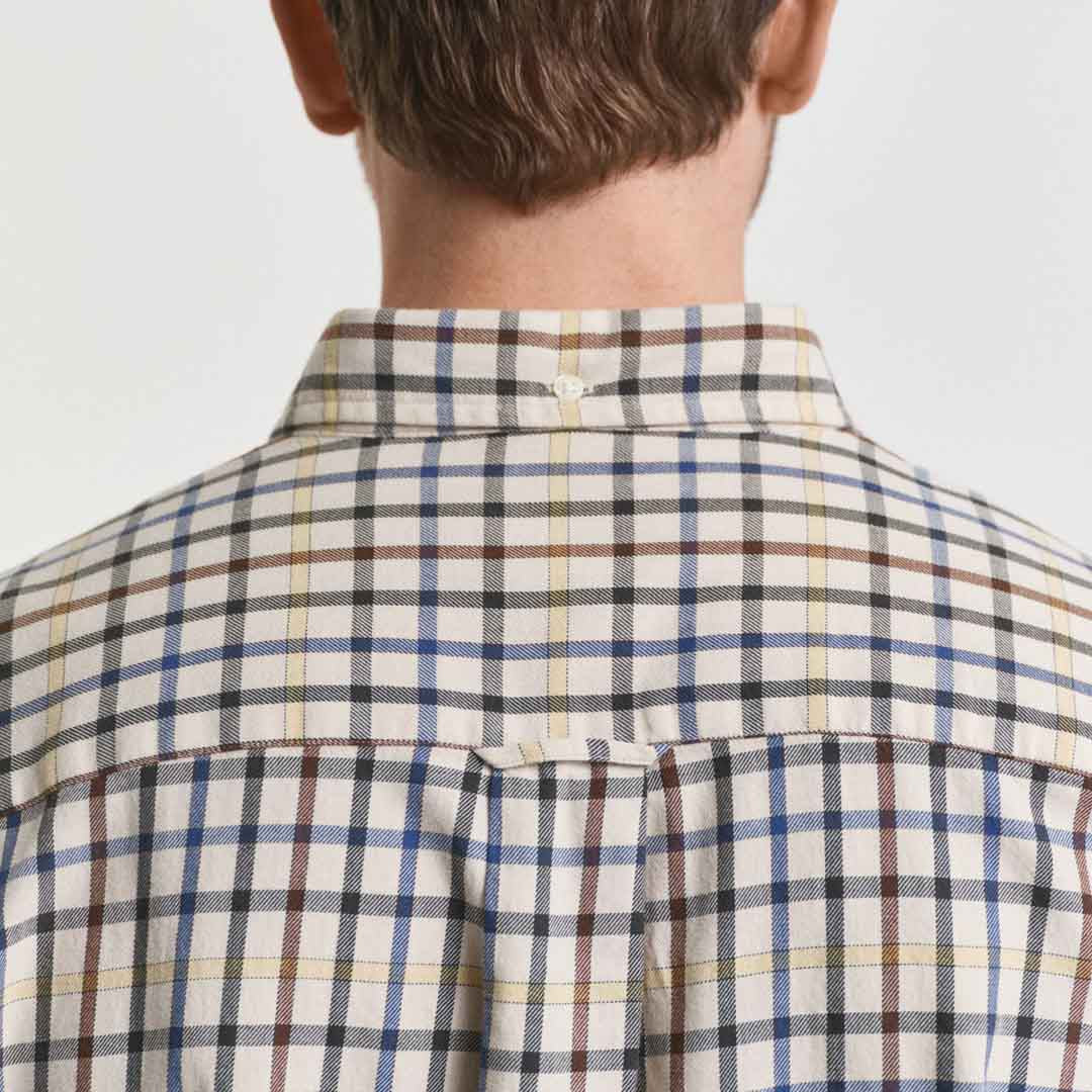 Këmishë GANT REL TWILL CHECK SHIRT