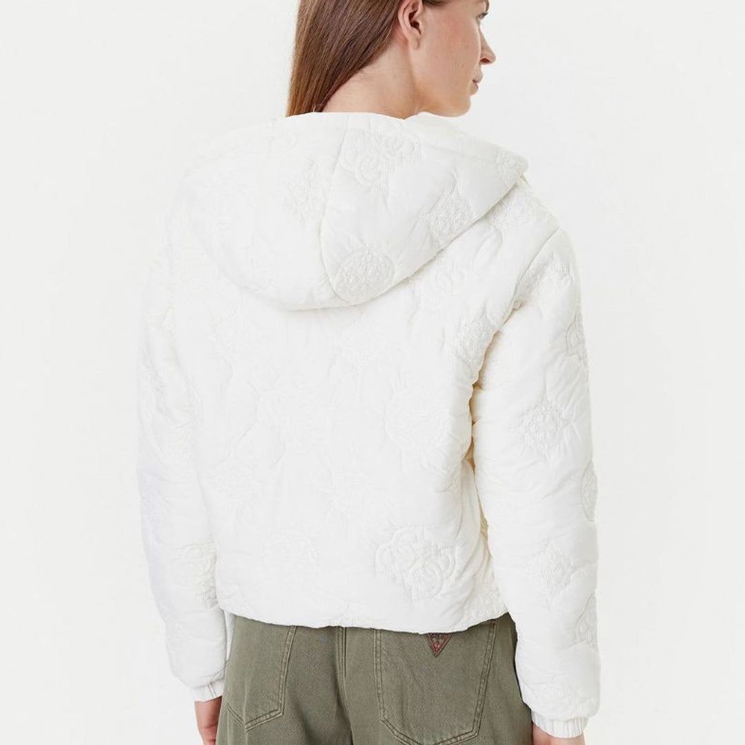 Jakne GUESS IVY ZIP HOODIE PUFFE