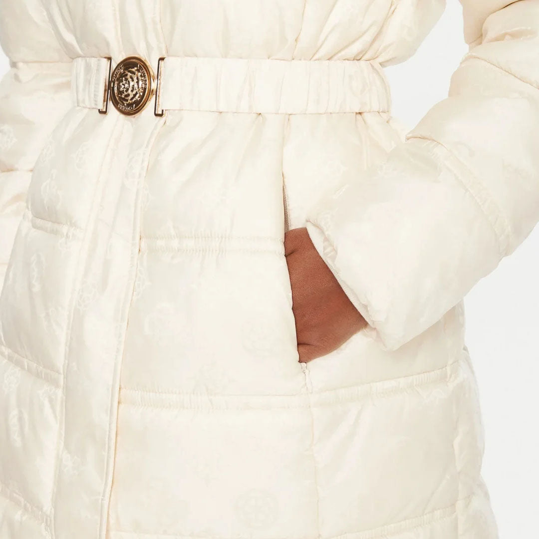 Jakne GUESS IMMA LOGO MIDI PUFFER