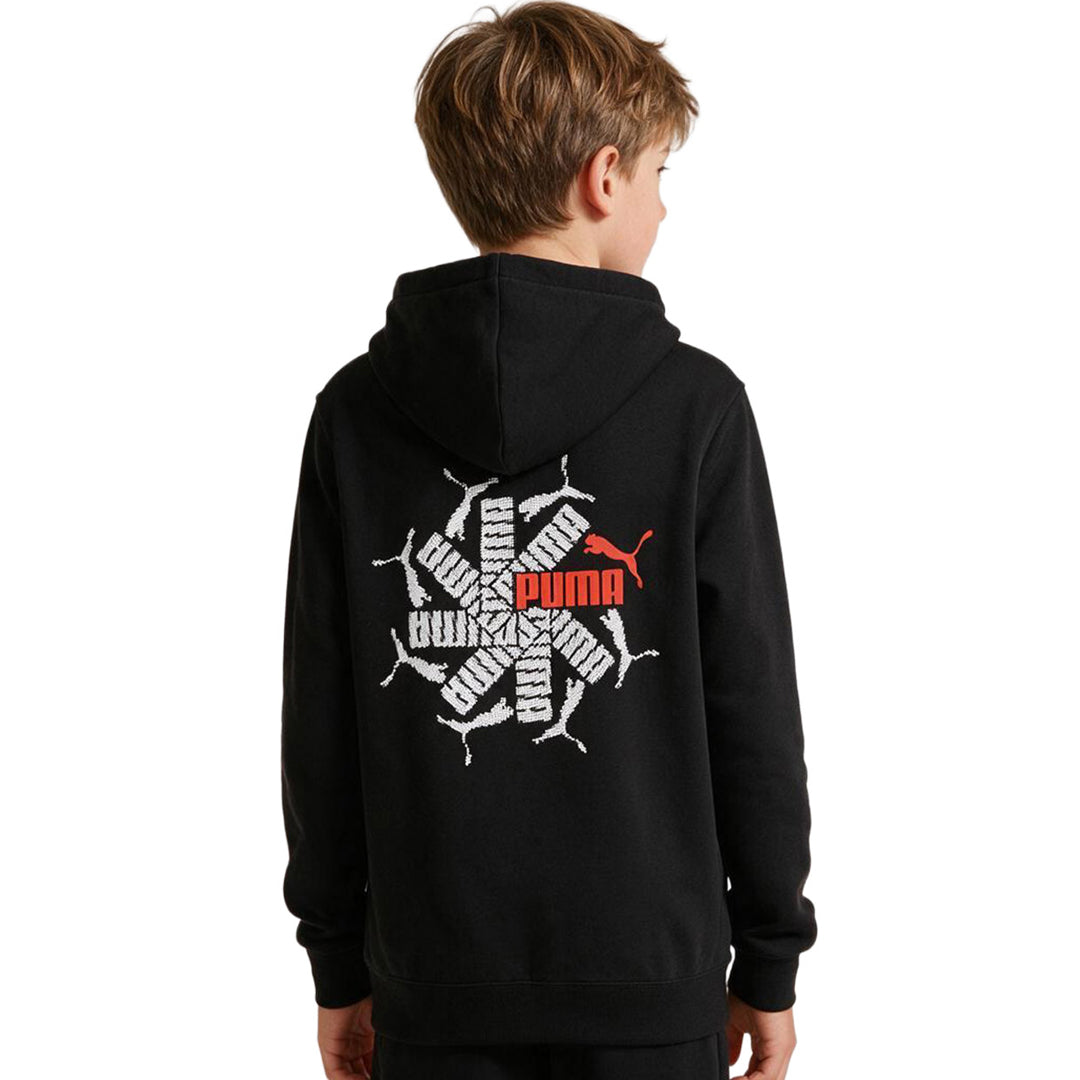 Duks Puma ESS LOGO LAB Brand Back Graphic Hoodie F