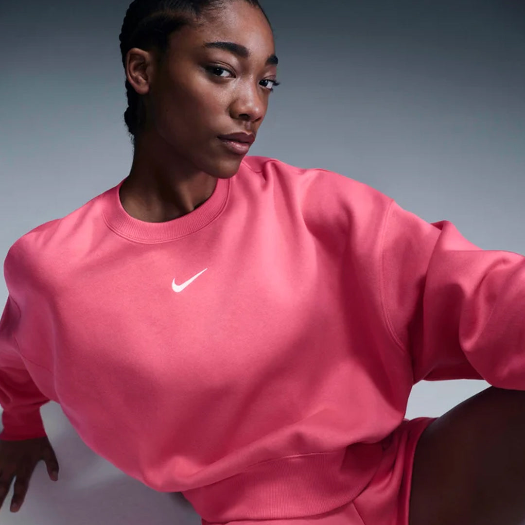 Duks NIKE W NSW PHNX FLC OOS CREW