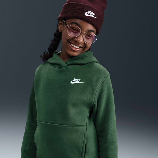 Duks NIKE K NSW CLUB FLC HDY LBR