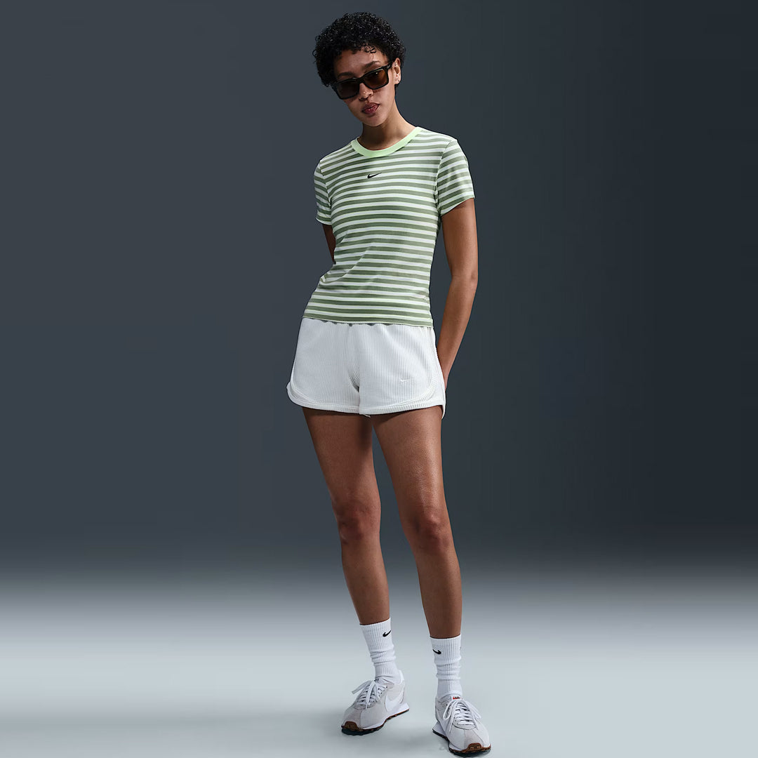 NIKE W NSW SLIM MD CRP TEE PNX