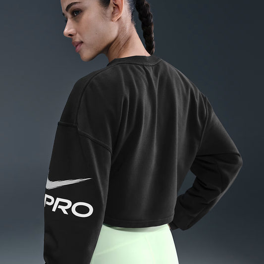 Duks NIKE W NP DF FLC CREW TT GRX