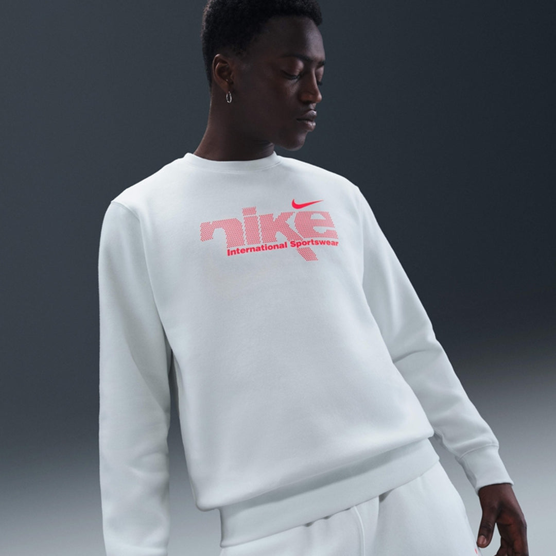Duks NIKE M NK CLUB BB CREW SWSH SPORT