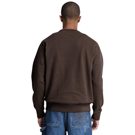 Duks Timberland Leather Patch LB Crew Sweatshi