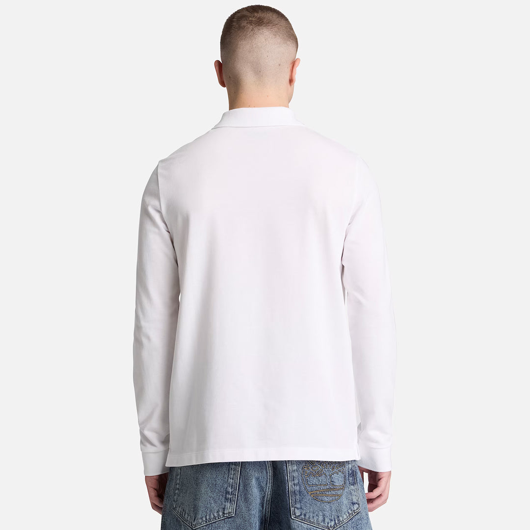 Maicë Timberland OYSTER RIVER Chest Logo LS Pol