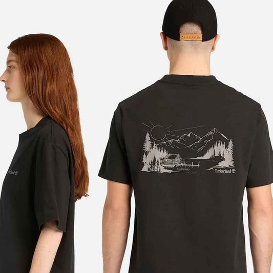 Maicë Timberland Lake House Back Graphic Tee BL