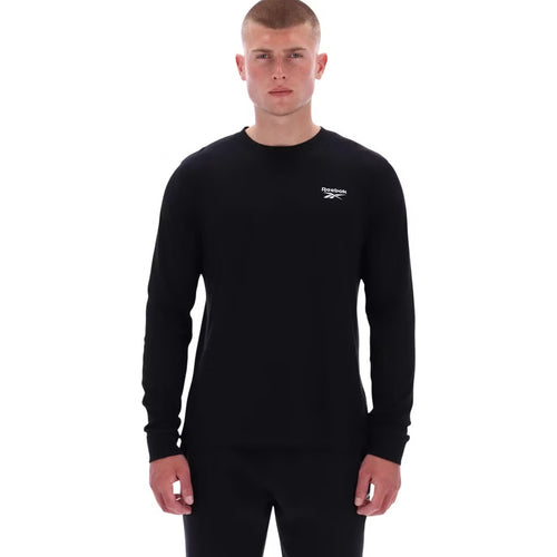 Bluzë Reebok ENZO SMALL LOGO CREW NECK LS TEE