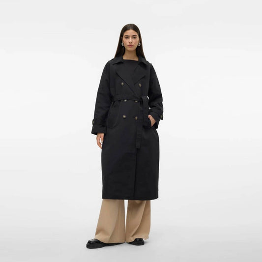 Palltë VERO MODA VMCHLOE LONG TRENCHCOAT GA NOOS