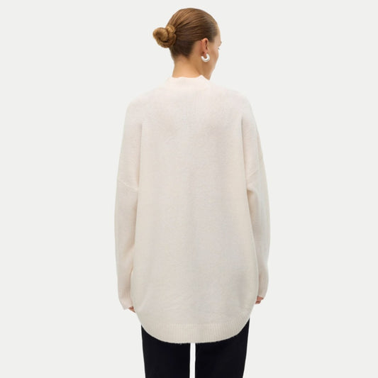 Bluzë VERO MODA VMPLAZA LS HIGHNCK LONG PULLOVER G