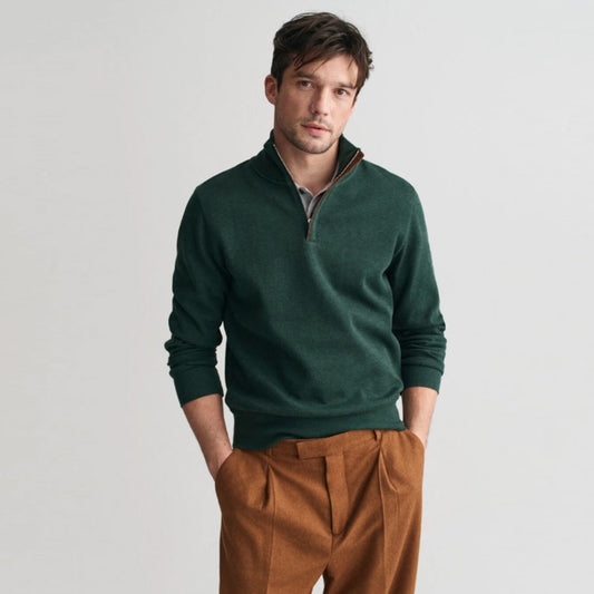 Duks GANT SACKER RIB HALF ZIP