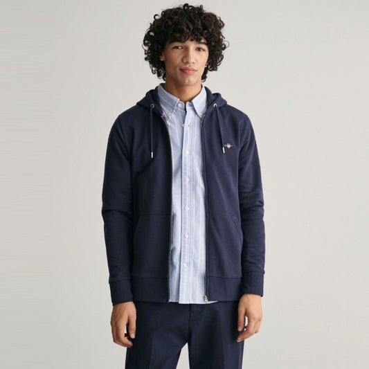Duks GANT REG SHIELD FULL ZIP HOODIE