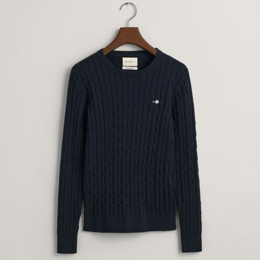 Xhemper GANT STRETCH COTTON CABLE C-NECK