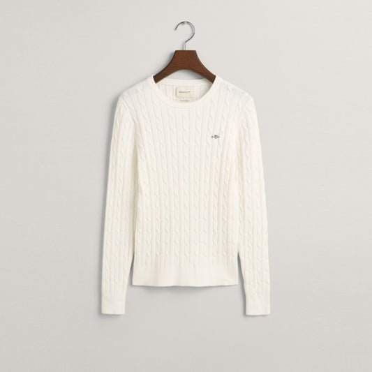 Xhemper GANT STRETCH COTTON CABLE C-NECK