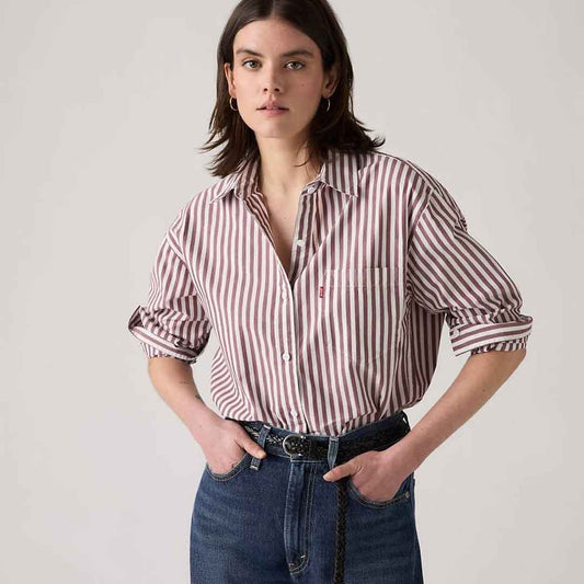 Këmishë LEVIS HARLIE BOYFRIEND SHIRT SERAFINA STRI