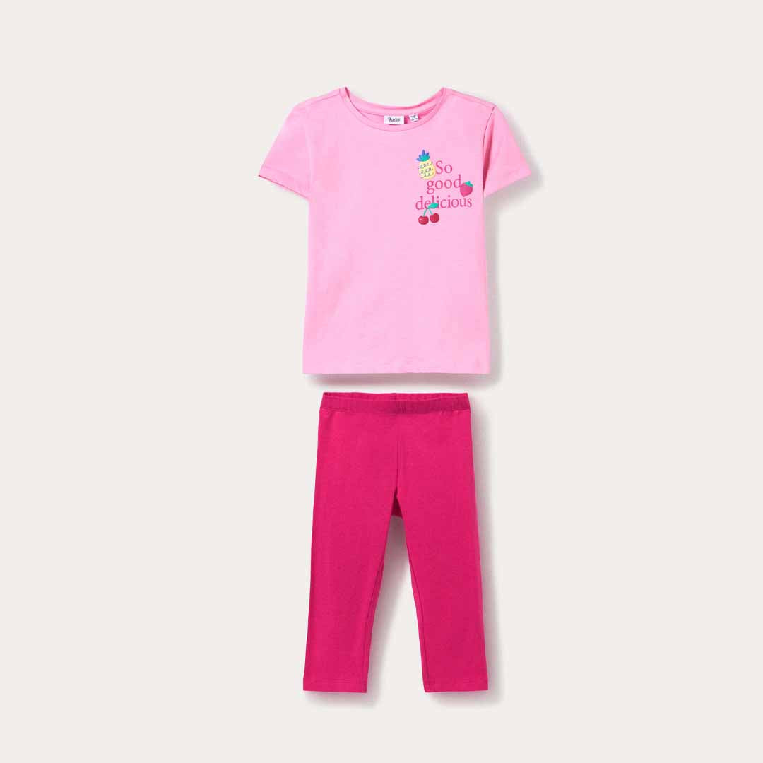 Set Blukids JOGGING      PINK YARROW