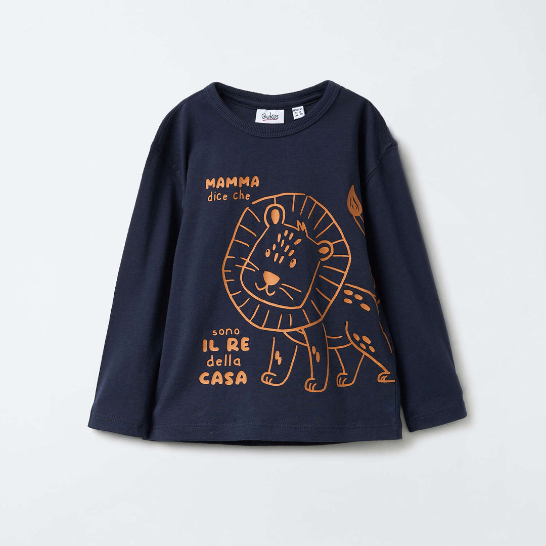 Bluzë Blukids BOY6-30M TSH/POLO L/S FAL