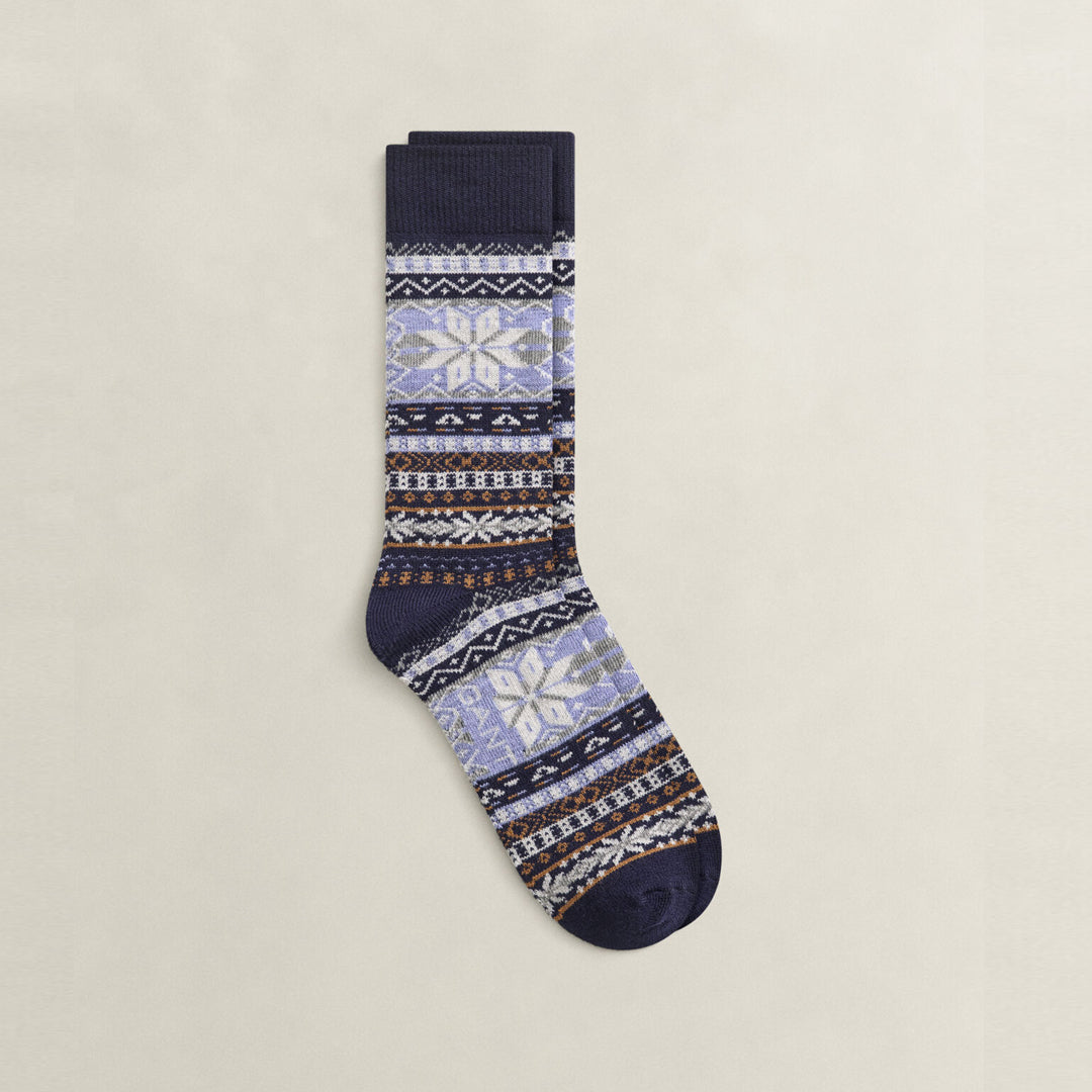 Qorape Gant FAIR ISLE PATTERN SOCK