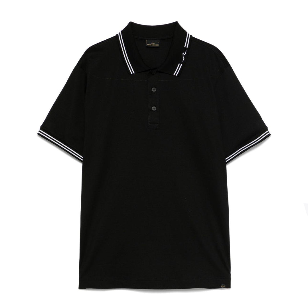 Maicë Paul & Shark MENS KNITTED COTTON POLOSHIRT
