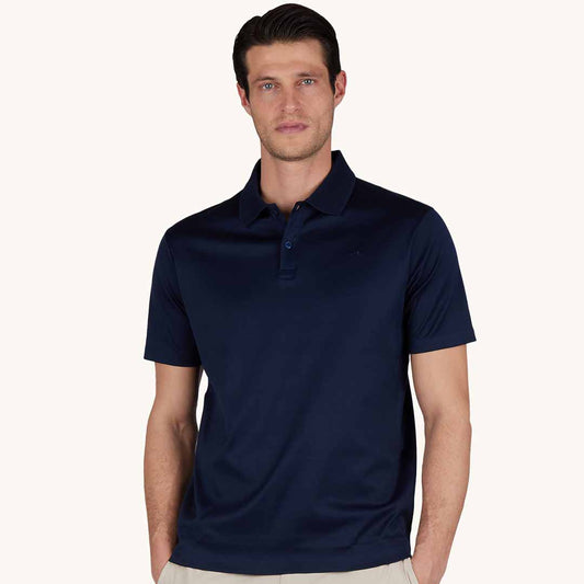 Maicë Paul & Shark MEN'S KNITTED COTTON POLOSHIRT