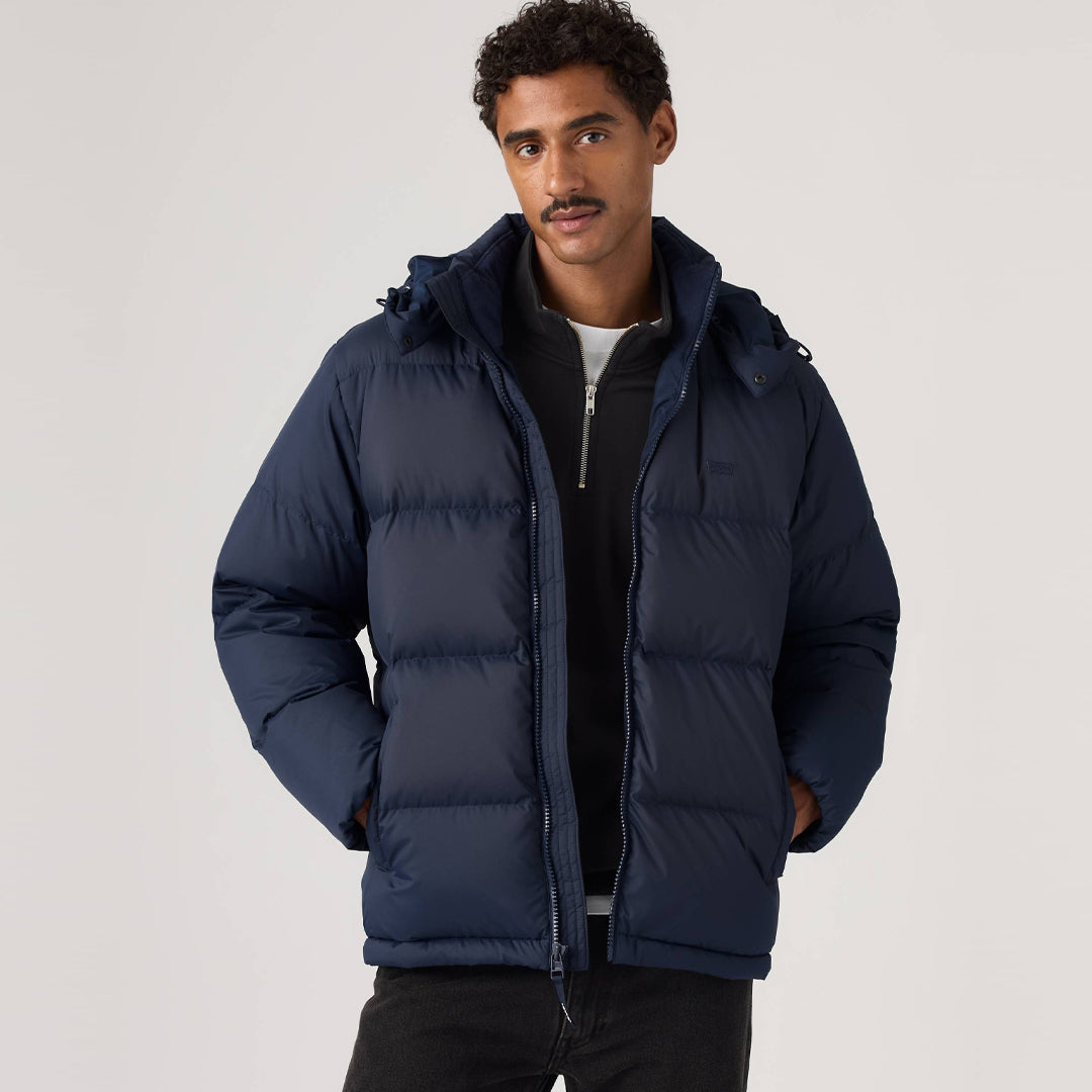 Jakne Levis ROCKWELL HOODED PUFFER 1 NAVY BLAZER R