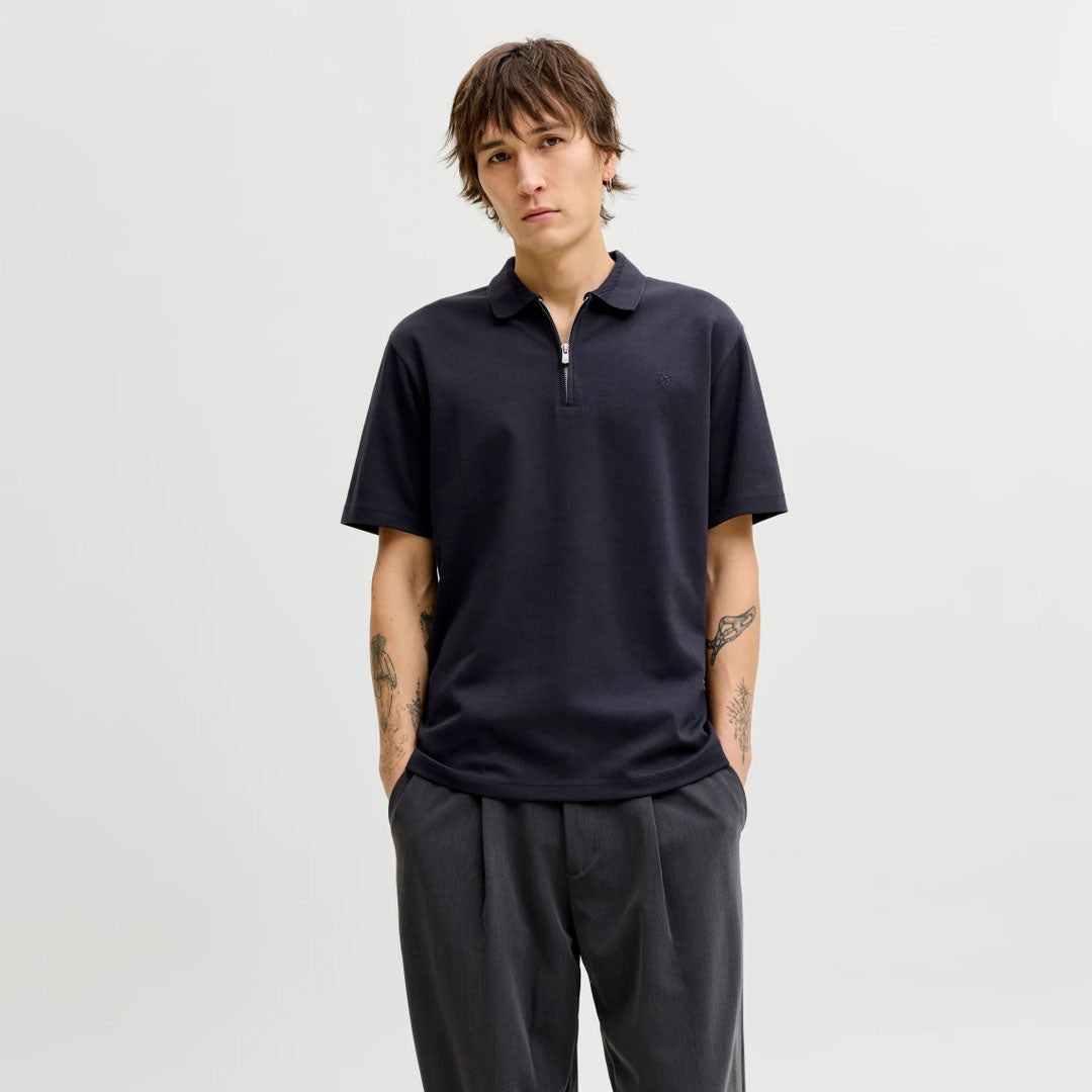 Maicë Jack & Jones JPRBLAETHAN SS ZIP POLO SN