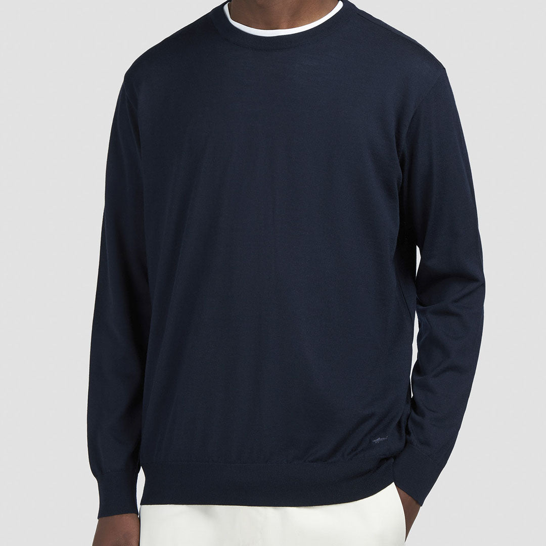 Bluzë PAUL & SHARK MENS KNITTED WOOL ROUNDNECK SWE