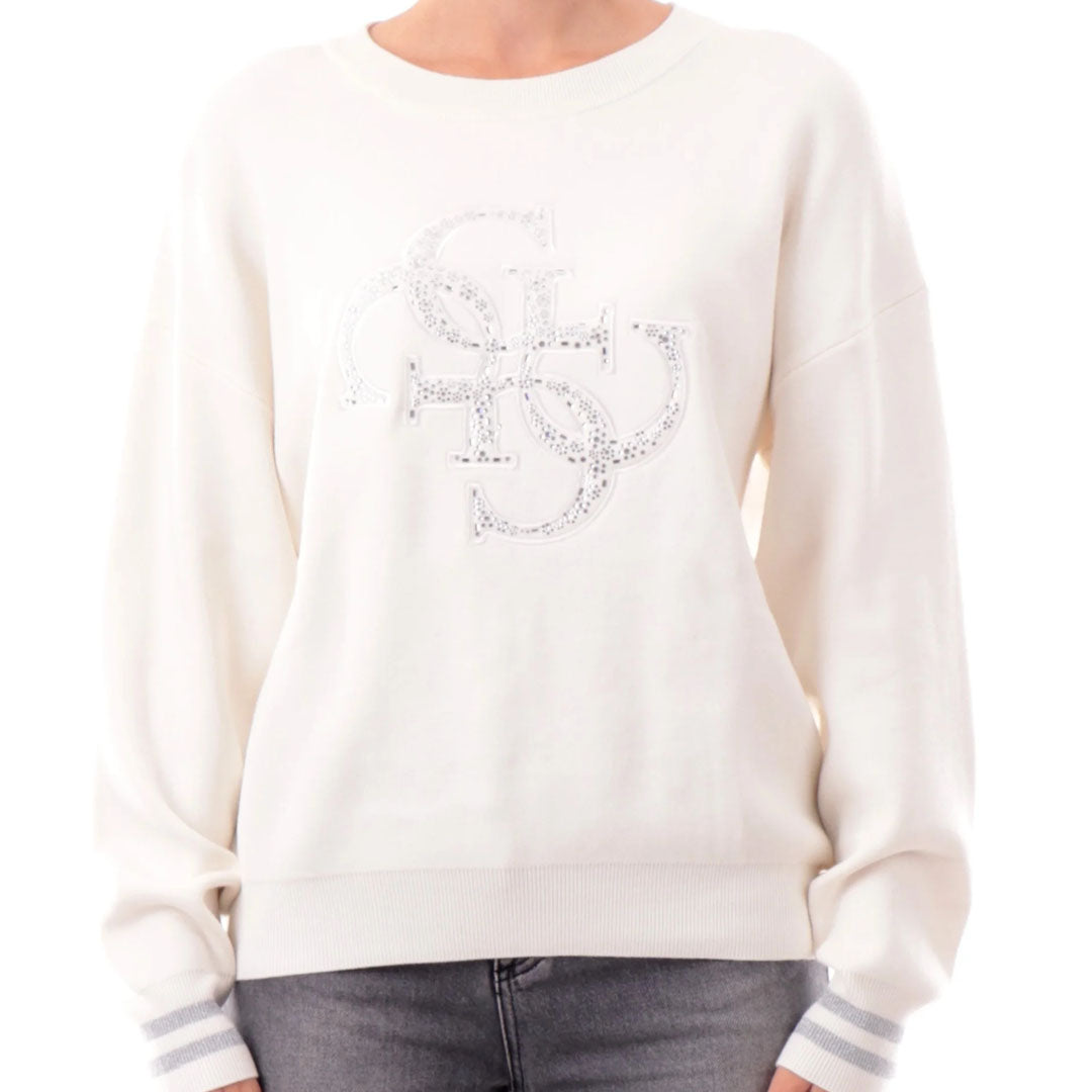 Bluzë GUESS LS CN SYLVIE LOGO SWTR