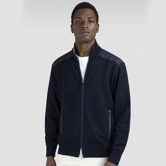 Bluzë PAUL & SHARK MENS KNITTED WOOL ZIPPED SWEATE