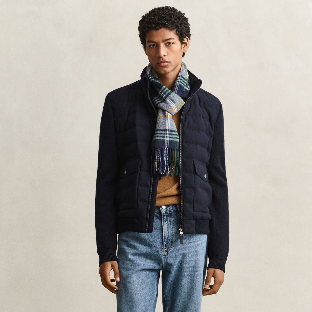 Jakne Gant INSULATED HYBRID FLANNEL JACKET
