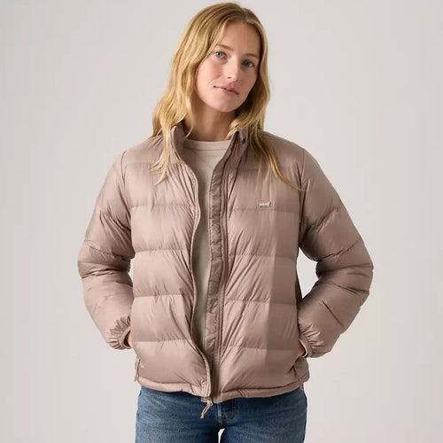 Jakne LEVIS WILLA DOWN PACKABLE JACKET TAUPE GRAY