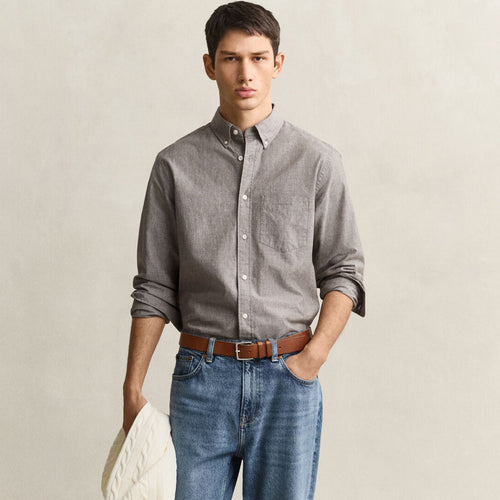 Këmishë Gant MELANGE ARCHIVE POPLIN SHIRT