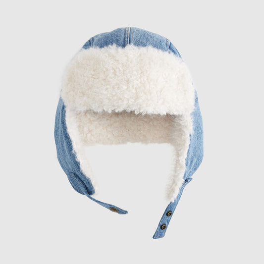 Kapelë Levis COZY TRAPPER BLUE SKY WASH