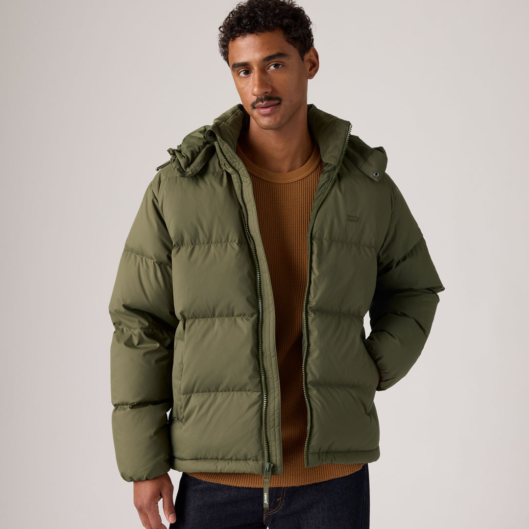 Jakne Levis ROCKWELL HOODED PUFFER 1 OLIVE NIGHT R