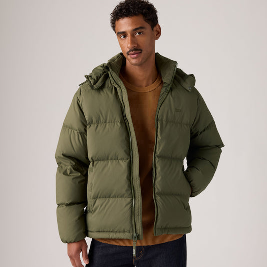 Jakne Levis ROCKWELL HOODED PUFFER 1 OLIVE NIGHT R