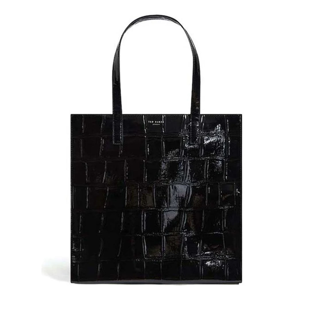 Qantë Ted Baker Croc Effect Large Icon Bag