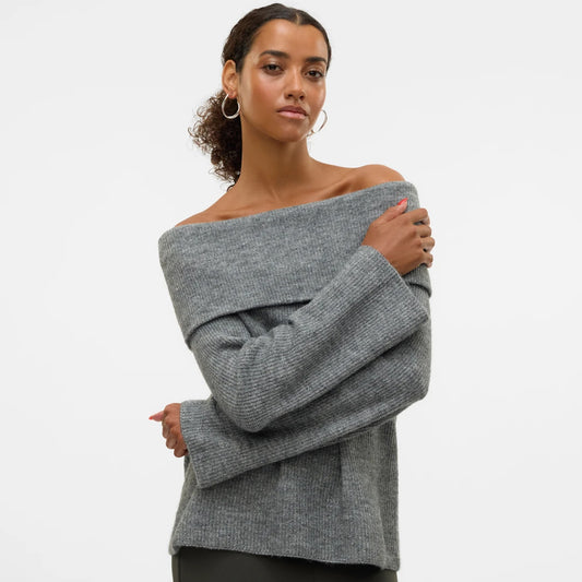 Bluzë VERO MODA VMERA LS OFF SHOULDER PULLOVER GA