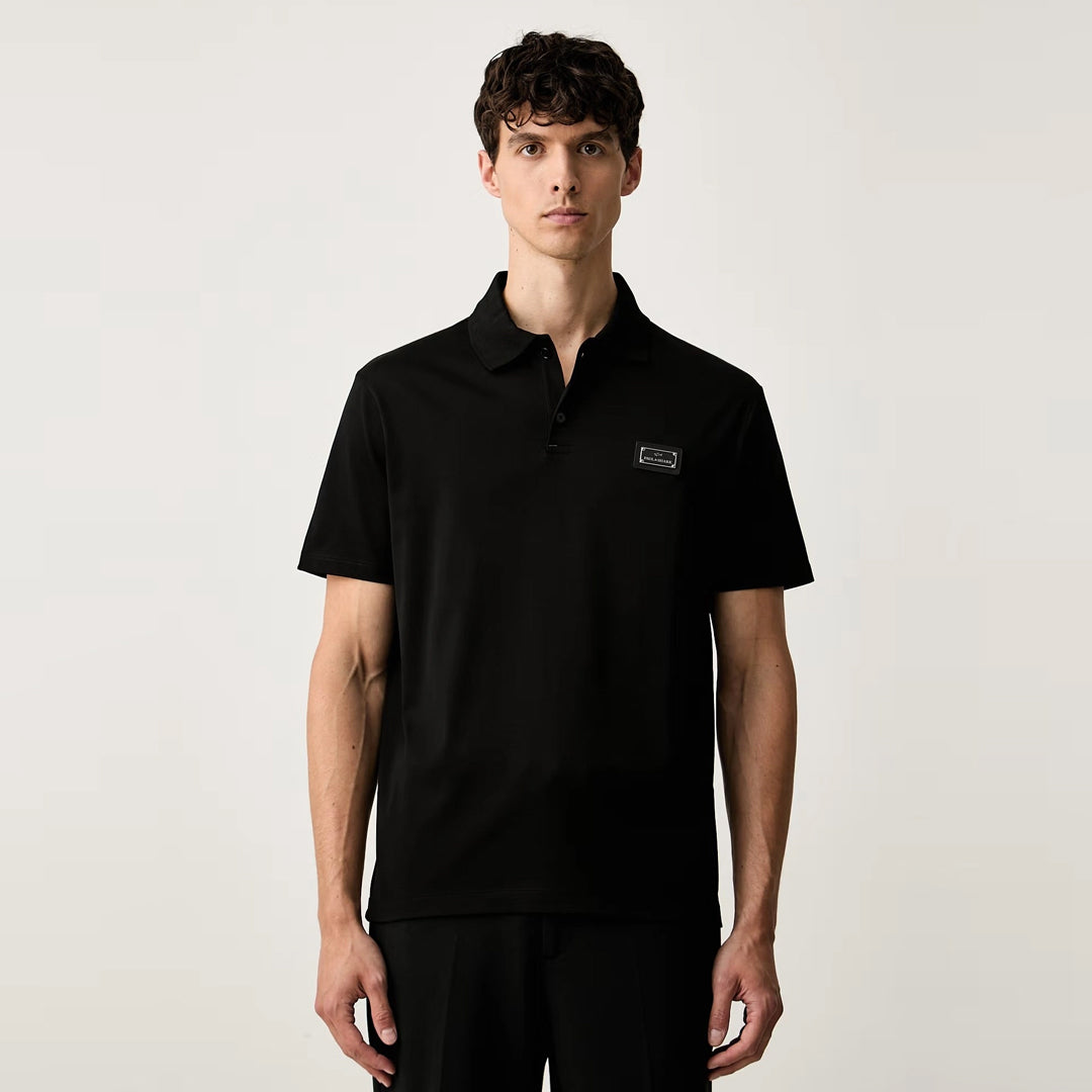 Maicë Paul & Shark MENS KNITTED COTTON POLOSHIRT