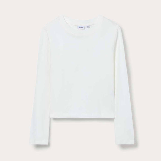 Maicë Blukids T-SHIRT LS S OFF WHITE