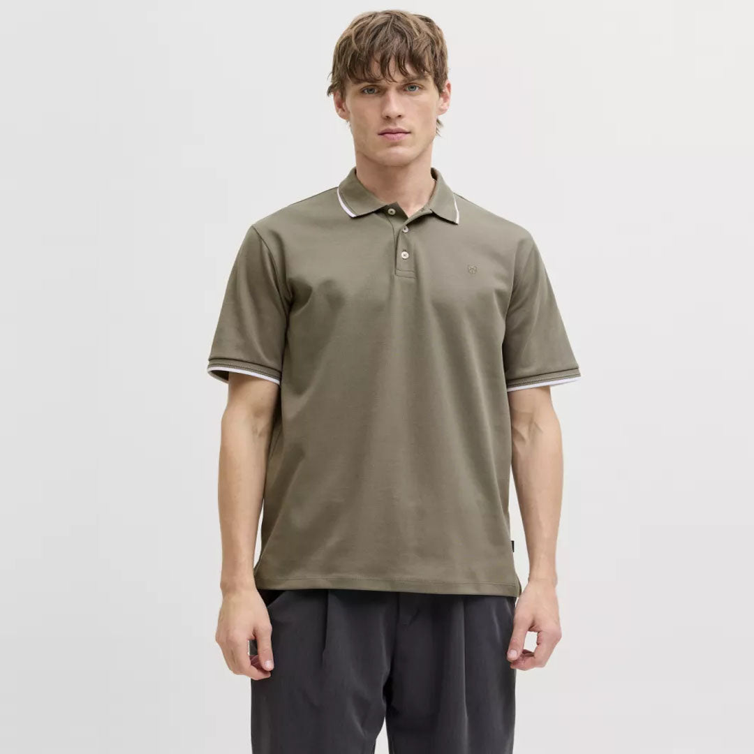 Bluzë JACK & JONES JPRBLAETHAN DETAIL SS POLO SN