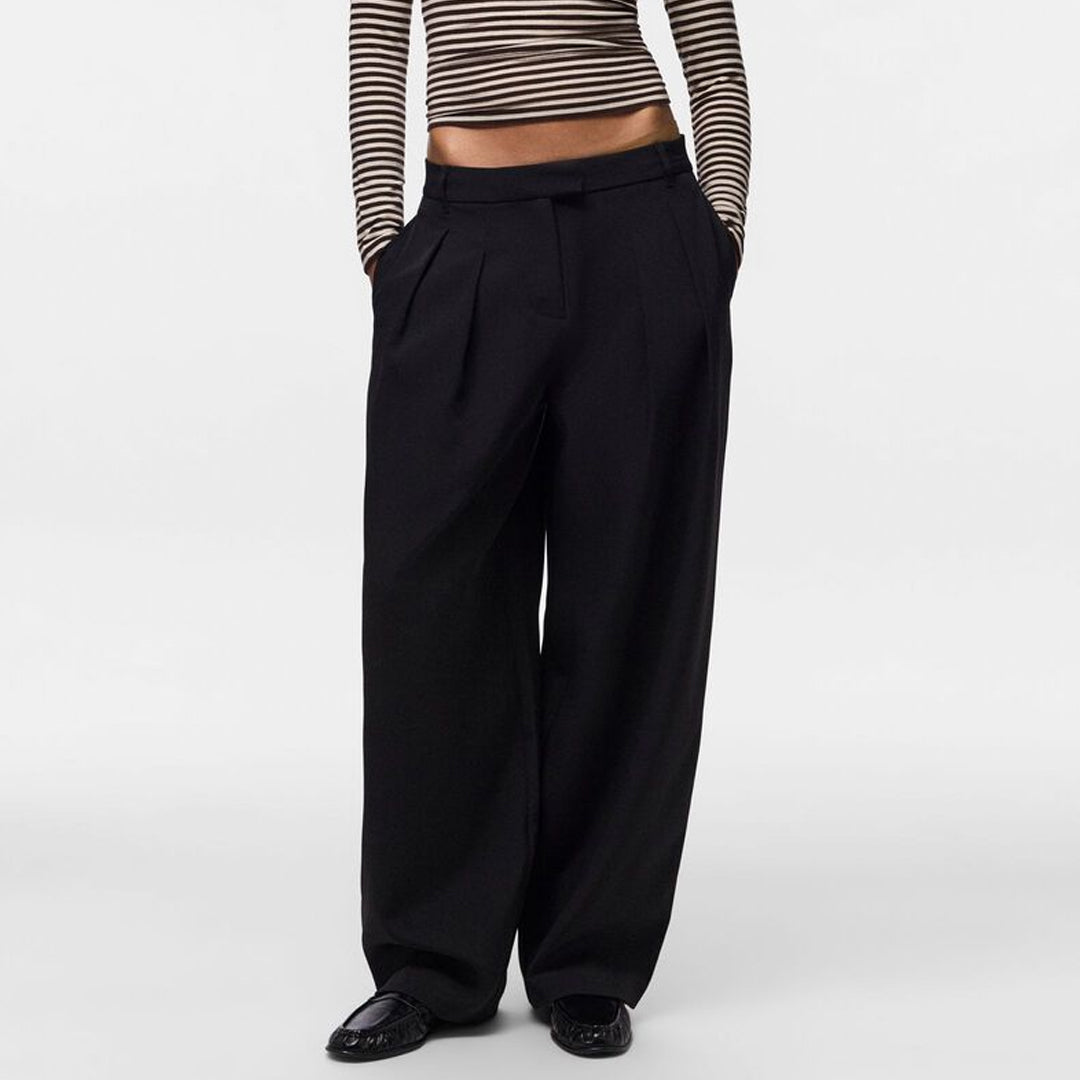 Pantallona Pieces PCOLIVIA MW BARREL PANT NOOS BC