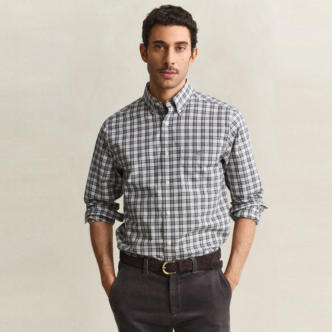 Këmishë Gant REG POPLIN CHECK SHIRT