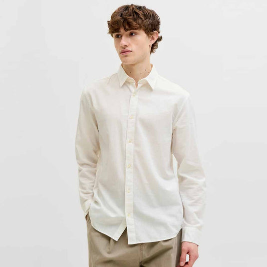 Këmishë Jack & Jones JJEBREEZE LINEN BLEND SHIRT L/S SN
