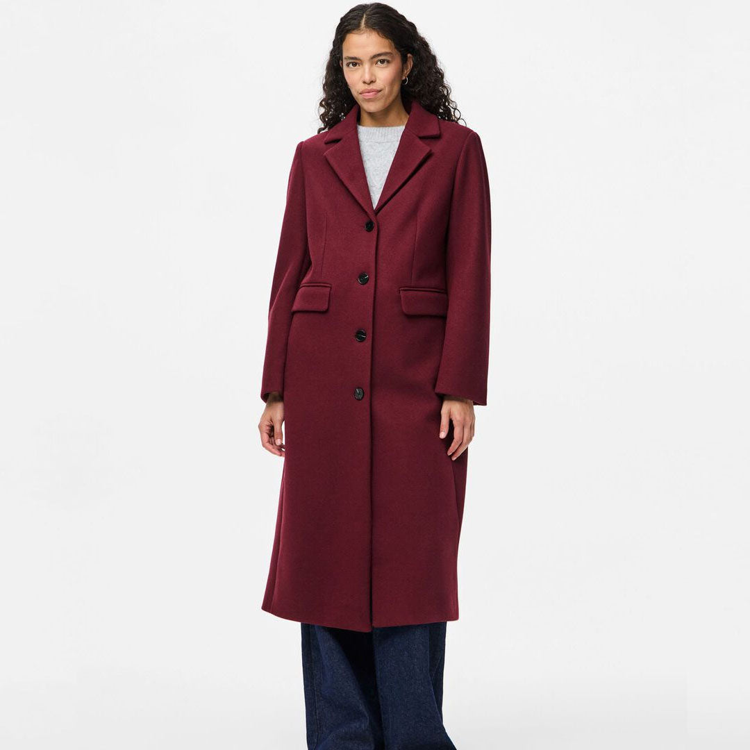 Palltë PIECES PCJADINE LONG COAT BC