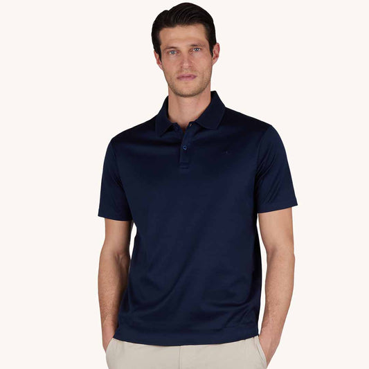 Maicë Paul & Shark MEN'S KNITTED COTTON POLOSHIRT