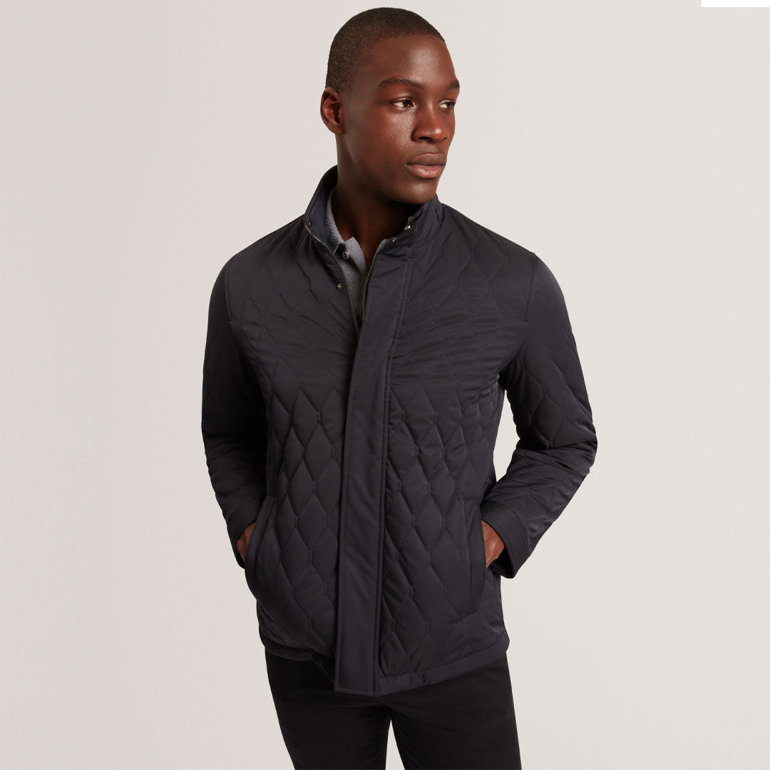Jakne Regular Fit Diamond Quilted Coat