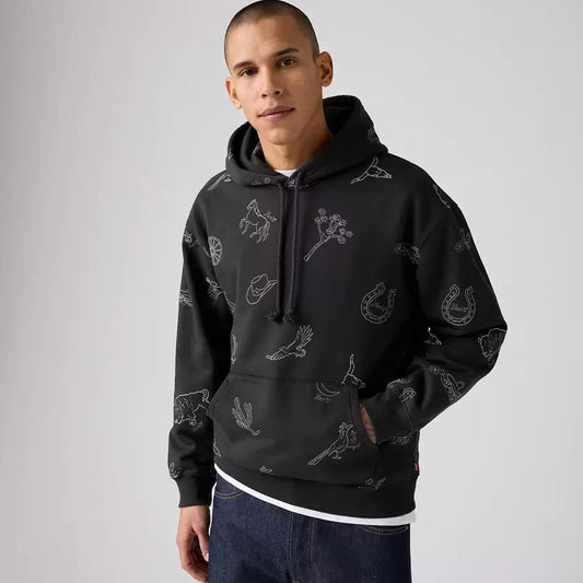 Duks LEVIS RELAXED GRAPHIC PO WESTERN AOP PHANTOM