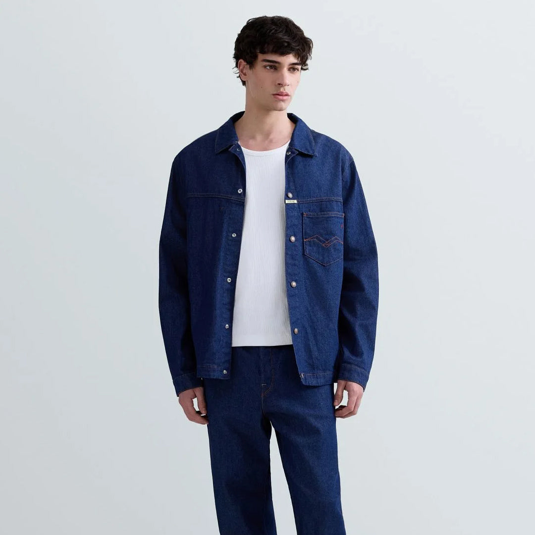 Jakne Replay 11 OZ DEEP BLUE COMFORT DENIM