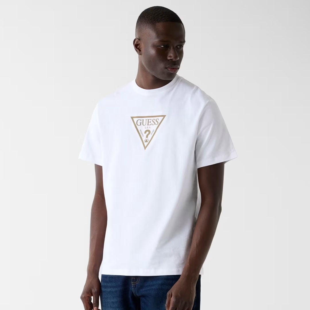 Maicë Guess SS CN TERRY LOGO TEE
